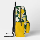 Vibrant Lemon Grove Bedruckter Rucksack (Links)