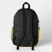 Vibrant Lemon Grove Bedruckter Rucksack (Rückseite)
