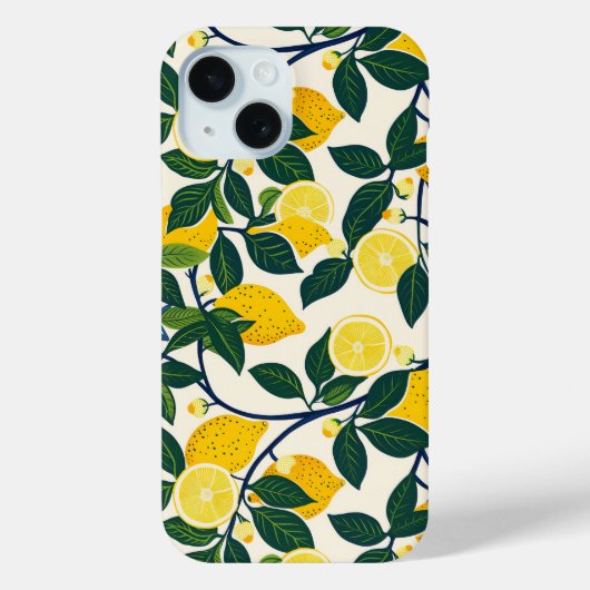 Vibrant Lemon Grove Case-Mate iPhone Hülle (Rückseite)