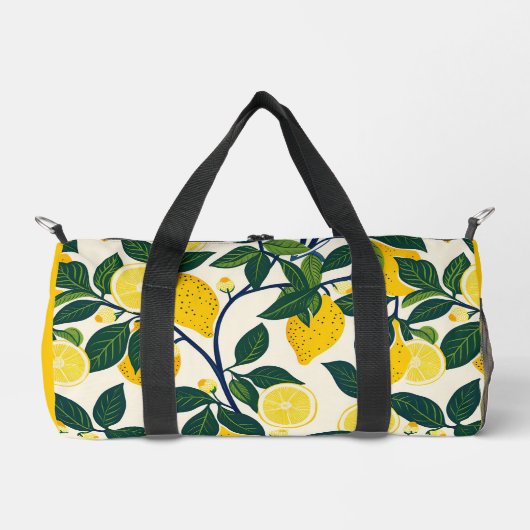 Vibrant Lemon Grove Duffle Bag (Vorderseite)