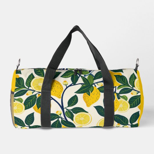 Vibrant Lemon Grove Duffle Bag (Rückseite)