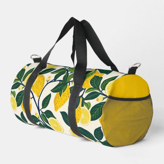 Vibrant Lemon Grove Duffle Bag (Rechte Ecke)