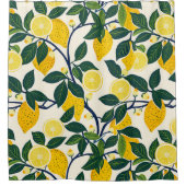 Vibrant Lemon Grove Duschvorhang (Vorderseite)
