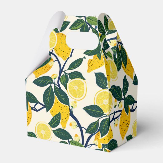 Vibrant Lemon Grove Geschenkschachtel (Vorderseite)