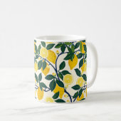Vibrant Lemon Grove Kaffeetasse (VorderseiteRechts)