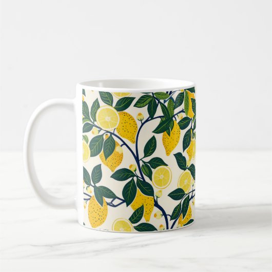 Vibrant Lemon Grove Kaffeetasse (Links)