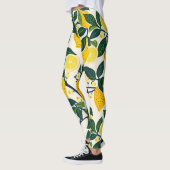 Vibrant Lemon Grove Leggings (Links)