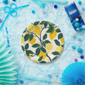 Vibrant Lemon Grove Pappteller (Party)