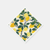 Vibrant Lemon Grove Serviette (Ecke)