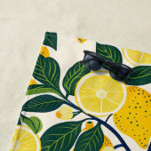 Vibrant Lemon Grove Strandtuch (Beispiel)
