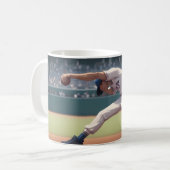 Vibrant "Less Is More" Abstract Graphic Kaffeetasse (Vorderseite Links)