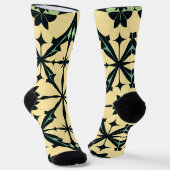 Vibrant "Less Is More" Abstract Graphic Socken (Gewinkelt)