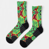 Vibrant "Less Is More" Abstract Graphic Socken (Links)