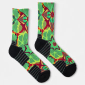 Vibrant "Less Is More" Abstract Graphic Socken (Rechts)