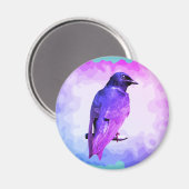 Vibrant Lila Martin Magnet (Vorderseite/Rückseite)