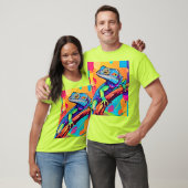 Vibrant Lizard Artwork T-Shirt (Unisex)