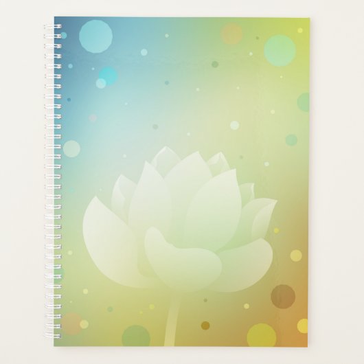 Vibrant Lotus Hardcover Planner Planer (Vorderseite)