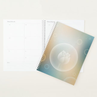 Vibrant Lotus Hardcover Planner Planer