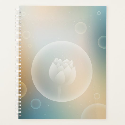 Vibrant Lotus Hardcover Planner Planer (Vorderseite)