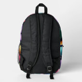 Vibrant Love Bedruckter Rucksack (Rückseite)