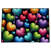 Vibrant Love Große Geschenktüte (Vorderseite)