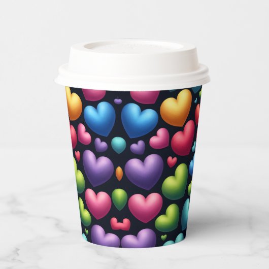 Vibrant Love Pappbecher (Links)