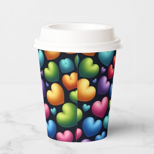 Vibrant Love Pappbecher (Rechts)