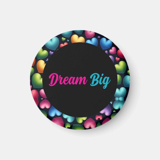 Vibrant Love (personalized) Magnet (Vorne)