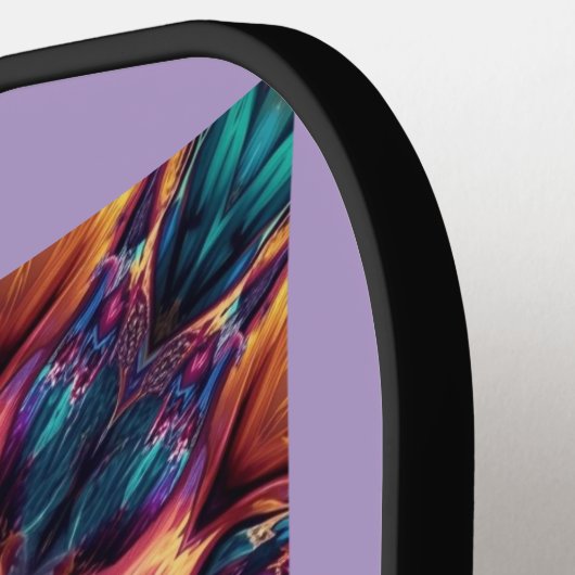 Vibrant Mandala Pickleball Paddle  (Linke Seite)