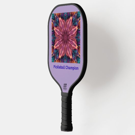 Vibrant Mandala Pickleball Paddle (Links)