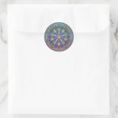 Vibrant Mandala Sticker (Tasche)