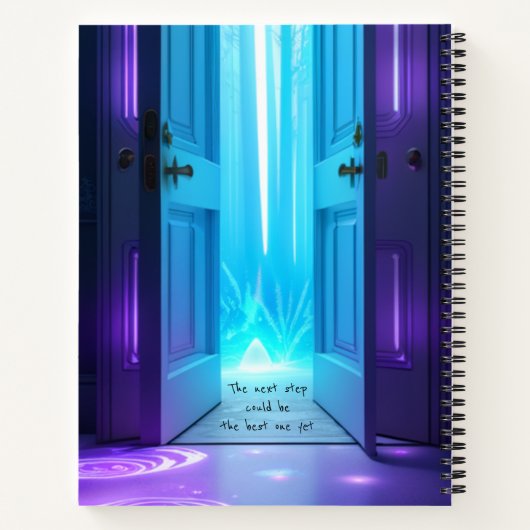 Vibrant Manifestation Positive Affirmation Notizblock (Rückseite)