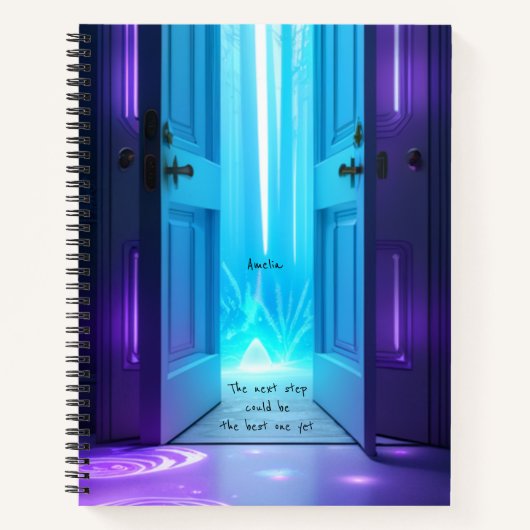 Vibrant Manifestation Positive Affirmation Notizblock (Vorderseite)