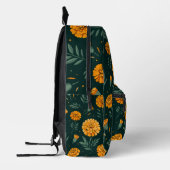 Vibrant Marigolds Pattern Bedruckter Rucksack (Links)