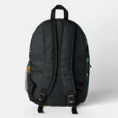 Vibrant Marigolds Pattern Bedruckter Rucksack (Rückseite)