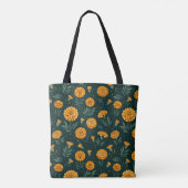 Vibrant Marigolds Pattern Tasche (Rückseite)