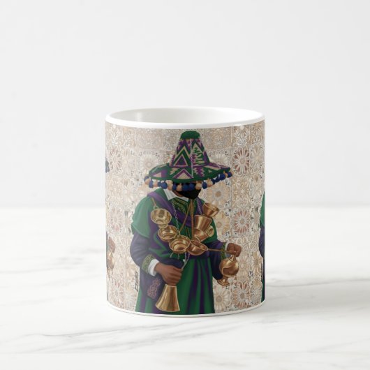 Vibrant Marrakech Souk Market Scene Kaffeetasse (Mittel)