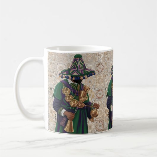 Vibrant Marrakech Souk Market Scene Kaffeetasse (Links)