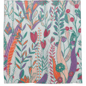 Vibrant Meadow Harmony Duschvorhang (Vorderseite)