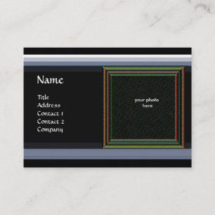 VIBRANT MEMORY MONOGRAM grau meliert Visitenkarte