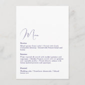 Vibrant Mexican Fiesta Style Rainbow Wedding Menu Menükarte (Vorderseite)