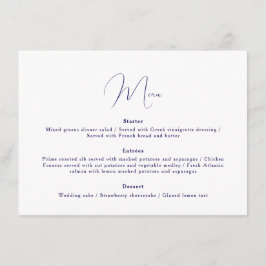 Vibrant Mexican Fiesta Style Rainbow Wedding Menükarte