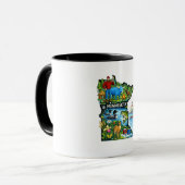 Vibrant Minnesota State Map-Paul Bunyan/Northwoods Tasse (Vorderseite Links)