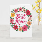 Vibrant Moms Day Card Karte (Gelbe Blume)