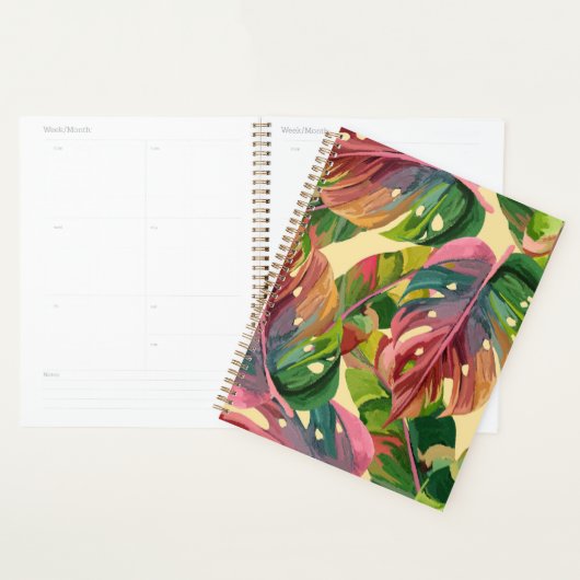 Vibrant Monstera Leaf Journal – Bold Tropical  Planer (Anzeige)