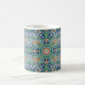 Vibrant Moroccan Zellige Tile Pattern  Kaffeetasse (Mittel)