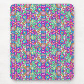 Vibrant mouse pad with a symmetrical floral  mousepad (Vorne)