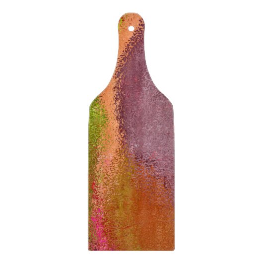 VIBRANT MULTI-FARBIERTE ABSTRAKTE GLASSCHNEIBEN SCHNEIDEBRETT (Vorderseite)