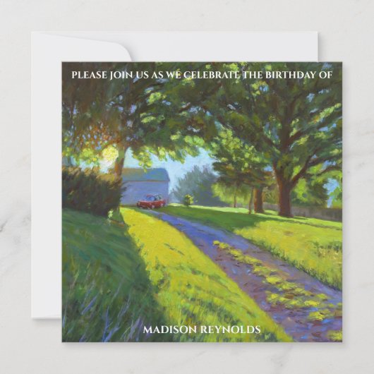 Vibrant Multicolor Birthday Celebration Card (Vorderseite)