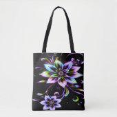 Vibrant Multicolor Hibiscus Floral Accessor Tasche (Vorderseite)
